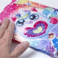 Jurnal cu paiete, set artizanat, Rainbocorn, 81-0001